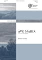 Ave Maria SATB choral sheet music cover